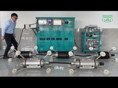 ท่อ LED UV CIPP อุปกรณ์รักษาแสง Dual Core Trenchless System เทคโนโลยีปรอท