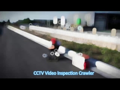 กล้องความละเอียดสูง CCTV Pipe Crawler with 130m Cable Length ทนทาน