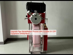 ปรับปรุงกระบวนการฟื้นฟูท่อด้วยอุปกรณ์ CIPP UV ทนทาน DN100 / 4 นิ้ว