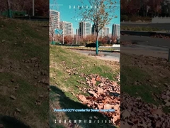 ระบบกล้องระบายน้ําระบายน้ําการตรวจสอบ Crawler ระบบกล้อง Mini CCTV ท่อเล็ก DN200-400