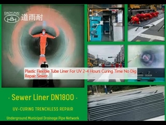 พลาสติกยืดหยุ่น Tube Liner สําหรับ UV 2-4 ชั่วโมง เวลารักษา ไม่มีขุดซ่อมบํารุง