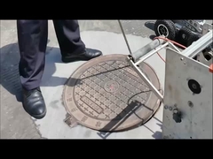 กล้องตรวจสอบสายท่อ CCTV ที่ควบคุมไร้สาย มีสายไฟและแสงที่แข็งแรง