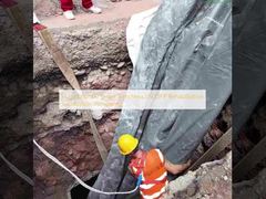 การฟื้นฟูท่อระบายน้ำ DN2000 แบบ Trenchless UV CIPP ขนาดใหญ่สำเร็จ