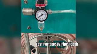 ระบบซ่อมท่อ UV CIPP แบบพกพา DN100 ถึง DN250
