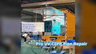 ระบบซ่อมแซมท่อไร้ท่อ UV CIPP DN200 ถึง DN1800