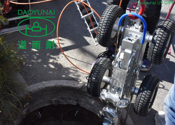 กล้องรวบรวมข้อมูลท่อระบายน้ำทิ้งแบบพกพาสำหรับการตรวจสอบท่อเครือข่ายเทศบาลขนาดใหญ่