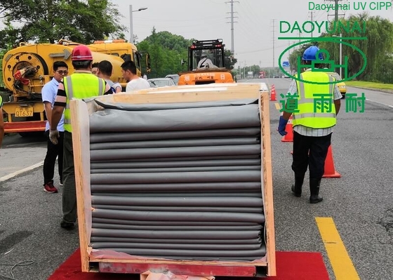 CIPP Wet Out Lining Cured In Place Pipe Process การซ่อมแซมท่อในเมืองระหว่างประเทศ W / O Digging